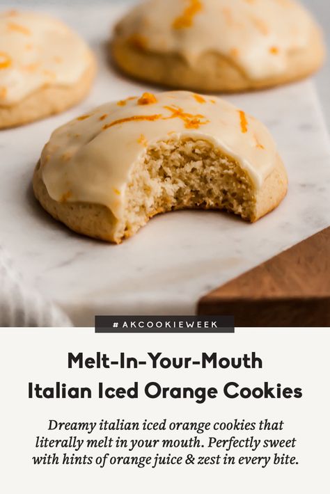 Vegan Orange Cookies, Healthy Orange Dessert Recipe, Orange Juice Recipes Desserts, Orange Cream Cookies, Italian Orange Cookies, Dessert Orange, Finger Desserts, Amazing Cookie Recipes, Taylor Swift Albums