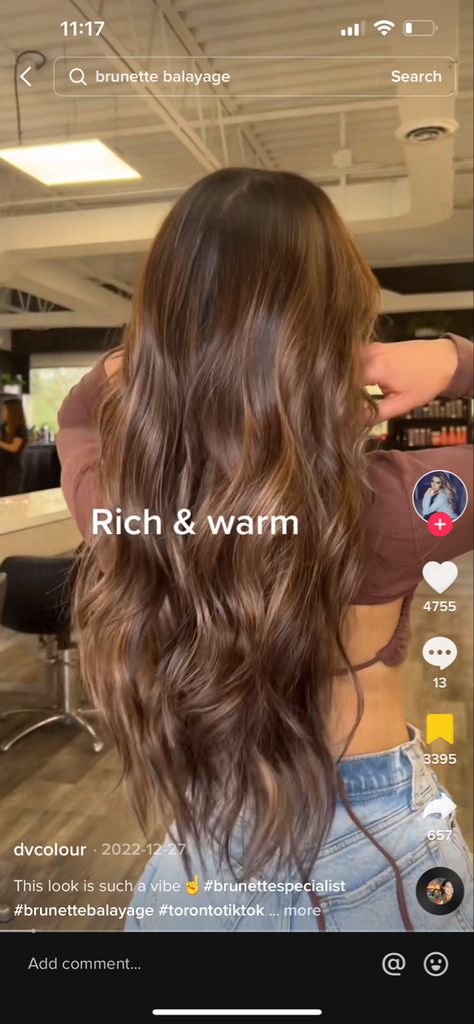 Different Kinds Of Brown Hair, Hair Colors For Golden Skin Tones, Hair Extension Layers, Rich And Warm Brunette, Expensive Brunette Hair Color Trend, Cool Brown Vs Warm Brown Hair, Hazelnut Highlights On Dark Hair, California Brunette Hair Light, Warm Carmel Brown Hair