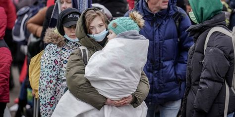 Refugees Fleeing Ukraine Now Represent Biggest Movement of People in Europe Since World War II - WSJ The Wall Street Journal, Warm Outfits, Wall Street Journal, Wall Street, The Wall, New World, Poland, Ukraine, History