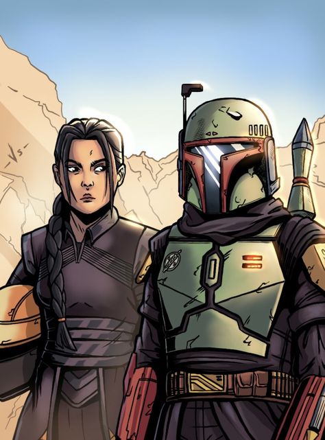 Boba Fett And Fennec, Fennec Shand, Disney Character Drawing, Design Comics, Bounty Hunters, Adventure Movies, Clone Trooper, Star Wars Fandom, Bounty Hunter