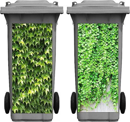 7 Ways To Hide Wheelie Bins - Easy Storage Ideas To Try Fridge Bins, Wheelie Bin Stickers, Fridge Stickers, Ivy Leaves, Ivy Leaf, Outdoor Decorations, Wall Decor Stickers, Outdoor Design, Green Leaves