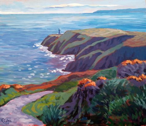 Latest painting: "Howth Head" Dublin Ireland Ireland Landscape Painting, Irish Painting Ideas, Dublin Painting, Maui Painting, Traveling Ireland, Dublin Art, Irish Paintings, Ireland Painting, Ireland Art