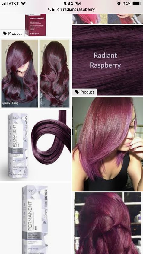 Ion Radiant Raspberry Ion Radiant Raspberry Hair Color, Ion Permanent Hair Color Chart, Ion Radiant Raspberry, Radiant Raspberry Hair Color, Chrome Hair Color, Age Beautiful Hair Color, Ion Hair Color Chart, Hair Dye Color Chart, Raspberry Hair Color