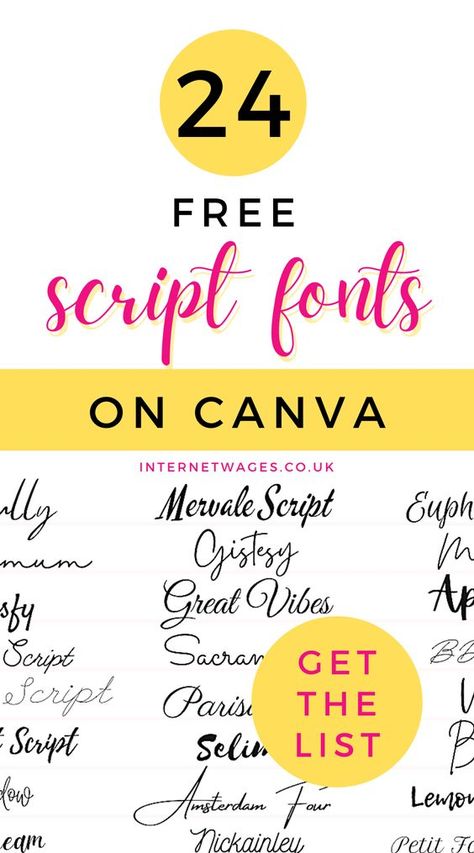 24 Free Script Fonts on Canva Social media fonts #socialmediafonts Instagram fonts #instagramfonts facebook fonts #facebookfonts fonts #fonts font #font 2.68 Canva Script Fonts, Canva Secrets, Best Free Handwritten Fonts, Popular Script Fonts, Font Canva Lettering, Branding Canva, Free Handwritten Fonts, Canva Font, Canva Fonts