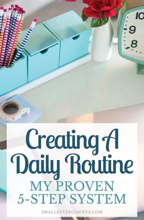 Daily Routine Schedule, Organizing Time Management, Week Schedule, A Daily Routine, Organizing Time, Small Stuff, Evening Routine, How To Stop Procrastinating, Daily Schedule