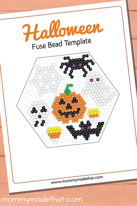 Halloween Perler Bead Patterns Halloween Perler Bead Patterns Easy, Halloween Perler Bead Patterns, Halloween Perler, Halloween Printables Free, Beads Patterns, Fun Classroom Activities, Paper Toys Template, Hama Beads Design, Perler Crafts