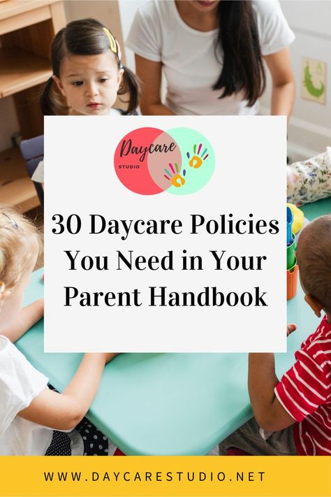 Daycare Policy And Procedures, Open Daycare Center, Opening A Daycare Center Checklist, Daycare Director Tips, Daycare Check In Station, Owning A Daycare Center, Opening A Childcare Center, Childcare Center Ideas, How To Start A Daycare Center