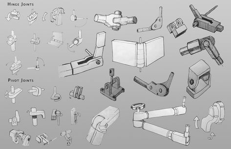 Mechanical Joints, Maya Modeling, Basic Mechanics, Big Robots, Art Toys Design, Anime Tutorial, Drone Design, Doodle Art Drawing, Tech Art