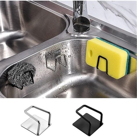 Organize Kitchen Sink, Sink Sponge Holder, Seasoning Rack, Knife Rack, Kitchen Sink Accessories, Kitchen Sponge, Porto Rico, Kitchen Storage Rack, Cheap Kitchen