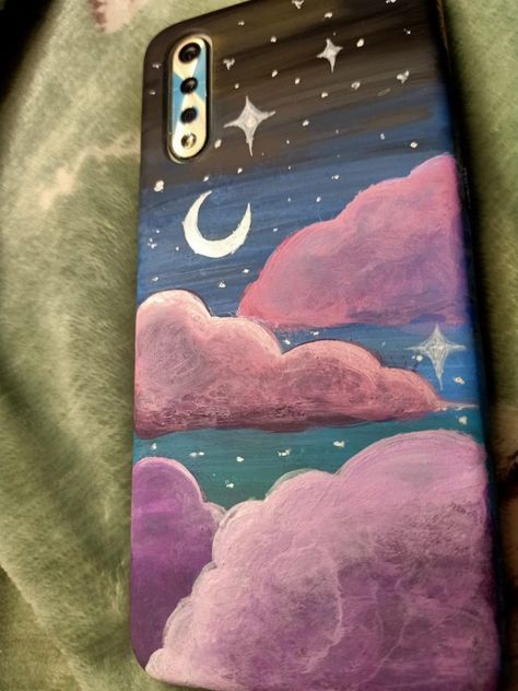 Cover Case Ideas, Mobile Case Painting, Soda Tab Crafts, Tab Crafts, Soda Tab, Phone Case Diy Paint, Mobile Case Cover, Simple Mobile, Painted Hats