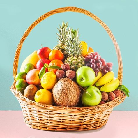 Same Day Fresh Fruits Delivery in Your City Fruit Basket Delivery, Fruit Delivery, Healthy Gift, Winter Fruit, Fruit Photography, Cooking Ingredients, Fruits Basket, Mixed Fruit, Large Baskets