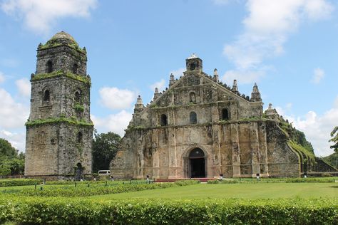 Church - Construction started in 1694. Canonically known as St Augustine Church, Paoay Church is of the four baroque churches in the Philippines designated as UNESCO World Heritage sites in 1993.(1600×1067) Churches In The Philippines, Computer Business, Old Churches, Jersey City, St Augustine, Girls Cartoon Art, Unesco World Heritage Site, Unesco World Heritage, World Heritage Sites