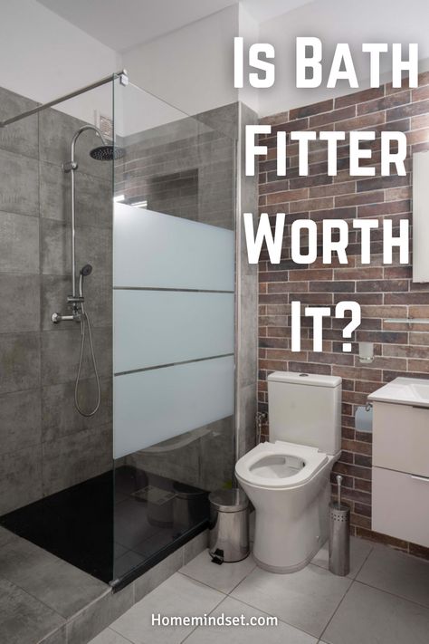 You may have wondered, is bath fitter worth it? We answer this question and give you everything to know in our complete guide. Bath Fitters Before And After, Bathfitters Showers, Bathfitters Before And After, Bath Fitters Ideas Showers, Tub To Shower Conversion Ideas, Bath Fitters, Bath To Shower Conversion, Tub Resurfacing, Shower Makeover