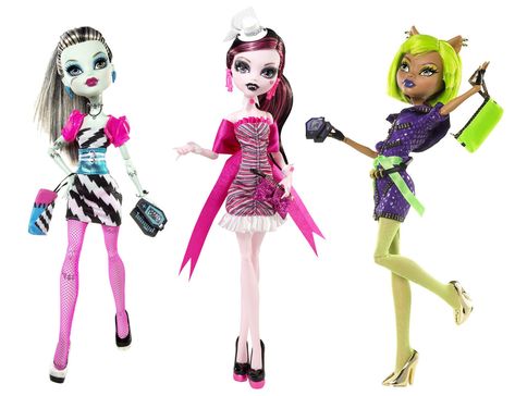 All Monster High Dolls, Monster High Wiki, Howleen Wolf, Clawdeen Wolf, Frankie Stein, Lagoona Blue, Famous Monsters, Cartoon Monsters, Black Wings