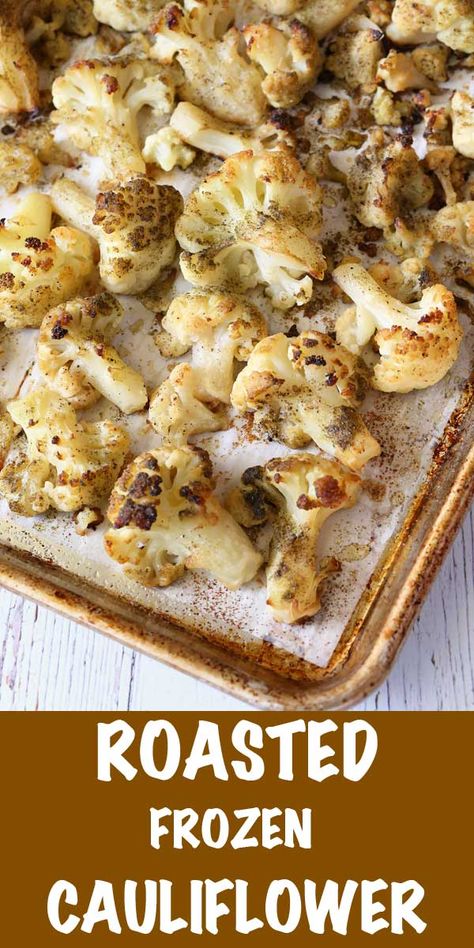 Cauliflower Frozen Recipes, What To Do With Frozen Cauliflower, Roasted Frozen Cauliflower, Frozen Cauliflower Recipes, Frozen Cauliflower, Xmas Dinner, Cauliflower Steaks, Healthy Food Blogs, Mashed Cauliflower