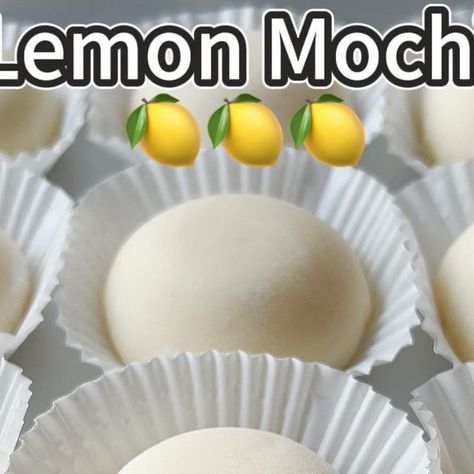 Mochi Recipe Vanilla, Lemon Mochi, Flavored Mochi Recipe, Lilikoi Butter Mochi, What Is Mochi, Mochi Recipe, Viral Post, Food Printables, Mochi