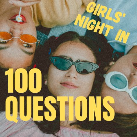 Girls' night in? Let's get things started with this ultimate list of truthful questions to ask your best friends. From funny to embarrassing, get ready! Friends Drinking Game, Questions For Girls, Funny Truth Or Dare, Party Questions, Truth Or Truth Questions, Girl Truths, Questions For Friends, Girl Sleepover, Funny Questions