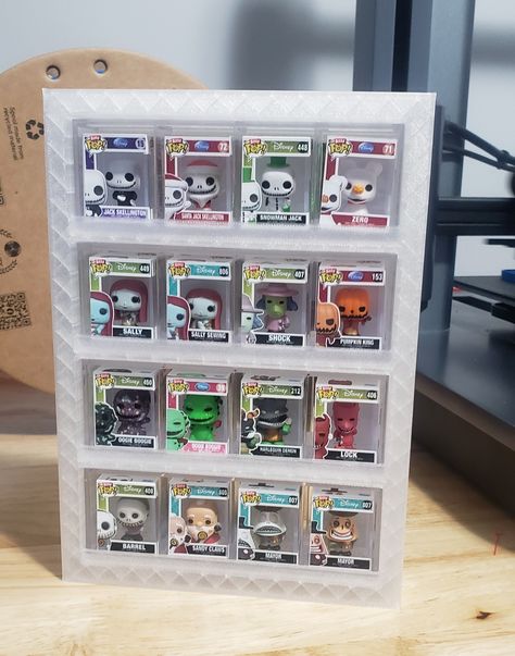 Pop Display Ideas, Funko Pop Display Ideas, Bitty Pop, Jack Skellington Santa, Funko Pop Display, Small Lips, Pop Display, Oogie Boogie, Rare Earth Magnets