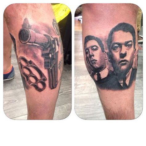 KORKY'S 1ST JOB DONE YESTERDAY!!   THE KRAY TWINS!!!  Superb work done yesterday in the studio by our very special guest artist. Fantastic portrait of The Kray Twins, gun and knuckle duster. He has limited spaces available next week.Please call us on 01253 932539 or message us for info ‪#‎uktattoo‬ ‪#‎blackpooltattoo‬ ‪#‎blackpooltattooist‬ ‪#‎kraytwins‬ ‪#‎gangstertattoo‬ ‪#‎ronnie‬ ‪#‎reggie‬ ‪#‎revivaltattoos Kray Twins Tattoo, Twins Tattoo, Kray Twins, Revival Tattoo, Twin Tattoos, Knuckle Duster, In The Studio, Special Guest, Tattoo Studio