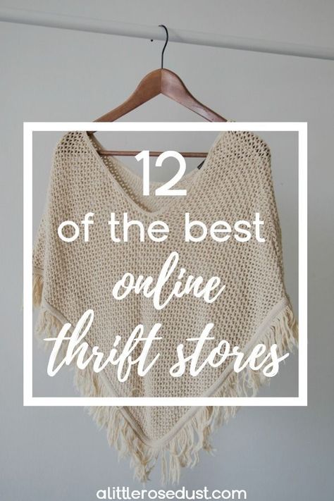 Thrift Online Shop, What To Look For At Thrift Stores, Best Online Thrift Stores, Thrift Tips, Online Thrift Shop, Thrift Store Fashion, Thrift Store Diy, Thrift Store Outfits, Thrift Store Shopping