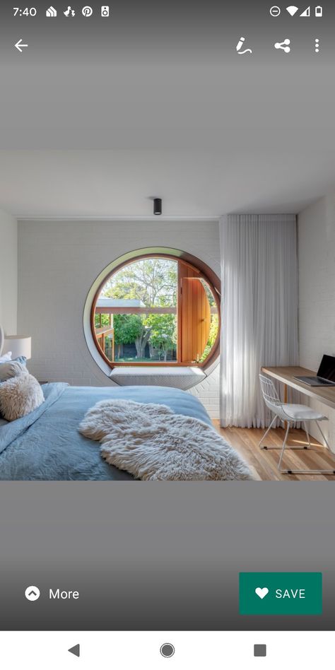 Round Window Seat, Circular Window, Window Seat Design, Tropical House Design, Window Architecture, Arch Ideas, Window In Shower, Round Window, House Arch Design