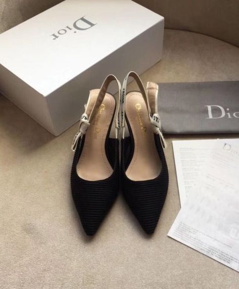 Jadior Slingback, Dior Women, Sling Backs, Dior, Heels, Black