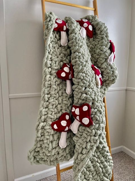 Soft Chunky Yarn Blanket Chunky Knit Blanket Chunky Knit | Etsy Sage Green Blanket, Chunky Yarn Blanket, Yarn Blanket, Chunky Crochet Blanket, Crochet Blanket Pattern Easy, Hand Knit Blanket, Green Blanket, Yarn Flowers, Chunky Knitting Patterns