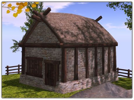 peasant house Medieval Peasant Home, Medieval Peasant, Medieval Times, 14th Century, Board Games, Gazebo, Outdoor Structures