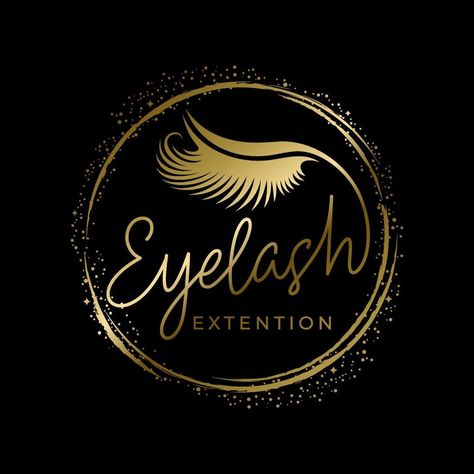 Eyelash extension logo design vector illustration Eyelashes Logo Design, Eyelash Extensions Logo Design, Eyelash Logo Design Lashes, Logo Eyelash Extensions, Eyelash Extensions Logo, Logo Extension, Eyelash Extension Logo, Eyelash Ideas, Logo Eyelash