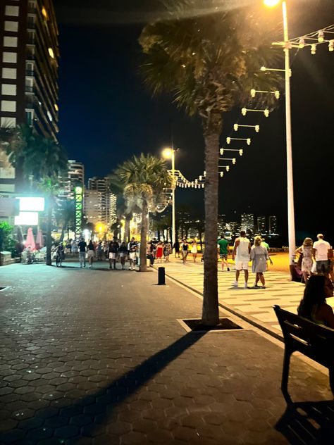 holiday palm benidorm night street Spain Life, Night Street, Travel Wishlist, Sky Pictures, Benidorm, Summer Travel, Summer Vibes, Vision Board, Spain