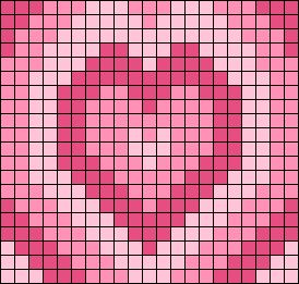 Valentines Alpha Pattern, Pink Alpha Pattern, Valentine Pixel Art, Valentines Pixel Art, Pixel Pattern Crochet, Crochet Pixel Grid, Crochet Pixel Pattern, Grid Inspiration, Knitting Graphs