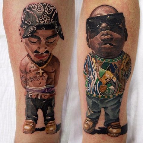 Xavier | Tupac Shakur tattoo by Denis Torkshavili. #2pac #TupacShakur #rapper #portrait #DenisTorkshavili #chibi #caricature | Tattoodo Notorious Big Tattoo, 2pac Tattoos, Tupac Tattoo, Box Tattoo, Urban Tattoos, Tattoo Website, Indian Tattoos, Famous Tattoos, Tattoo Master