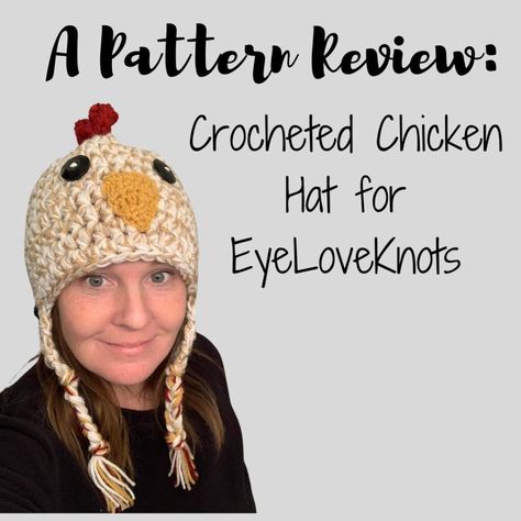 Chicken Hat Crochet Pattern, Crochet Chicken Hat, Kids Crochet Hats, Free Plastic Canvas Patterns, Crochet Ear Warmers, Beanie Pattern Free, Crochet Character Hats, Chicken Hats, Crocheted Clothes