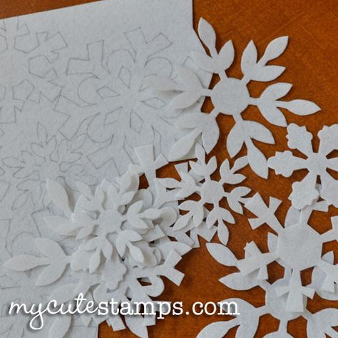 Snowflake Template To Cut Out