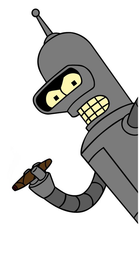 Bender Drawing, Futurama Robot, Futurama Characters, Bender Futurama, Futurama Bender, Graphic Design Mockup, Batman Cartoon, Famous Cartoons, Adventure Time Anime