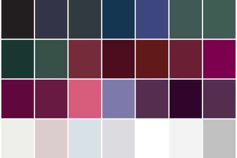 Deep Winter Color Palette (Ultimate Tool Kit) Neutral Deep Color Palette, Deep Winter Patterns, Dark Winter Color Palette Clothes, Winter Color Season, Deep Winter Color Palette, Deep Winter Palette, Deep Winter Colors, Winter Colours, Winter Palette