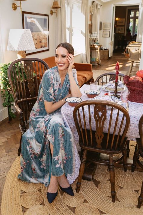 Louise Roe with our elegant Pintora collection. Rural Spain, Rustic Bowl, Arty Fashion, Louise Roe, Rustic Bowls, Country Design, Handmade Bowl, Indie Fashion, Matching Dresses