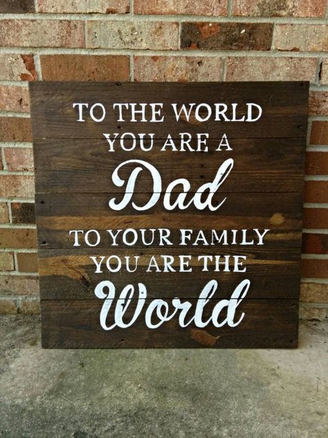 Check out this item in my Etsy shop https://www.etsy.com/listing/259925180/dad-you-are-the-world-reclaimed-wood Wood Burning Ideas For Fathers Day, Father’s Day Gift Ideas With Cricut, New Dad Wood Gift, Diy Father’s Day Wood Gifts, Cheap Funny T-shirt For Father's Day, Diy Gifts For Dad, Diy Father's Day Gifts, Love You Dad, Father's Day Diy