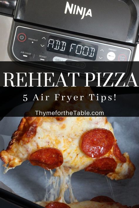 Air Fry Pizza Reheat, Leftover Pizza In Air Fryer, How To Heat Up Pizza In Air Fryer, Warming Pizza In Air Fryer, Reheat Frozen Pizza In Air Fryer, Air Fryer Pizza Reheat, Reheat Pizza In Air Fryer, Ninja Oven, How To Reheat Pizza