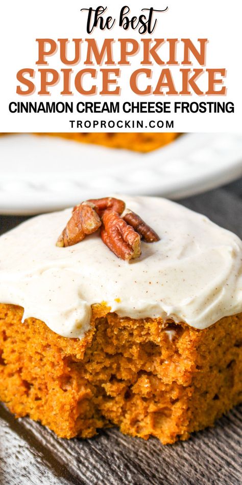 Crock Pot Spice Cake, Pumpkin Spice Cake With Maple Glaze, Betty Crocker Pumpkin Spice Cake, Cinnamon Spice Cake Recipes, Moist Pumpkin Spice Cake, Box Spice Cake With Pumpkin, Deserts With Pumpkin, Spice Cake Mix With Canned Pumpkin, Healthy Spice Cake