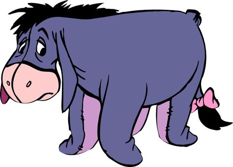 Eeyore- oh woe is me  not easy being blue Eeyore Quotes, Eeyore Pictures, Happy Childhood, Thats All Folks, Winnie The Pooh Friends, Disney Fanatic, Deco Stickers, Character Traits, Favorite Cartoon Character