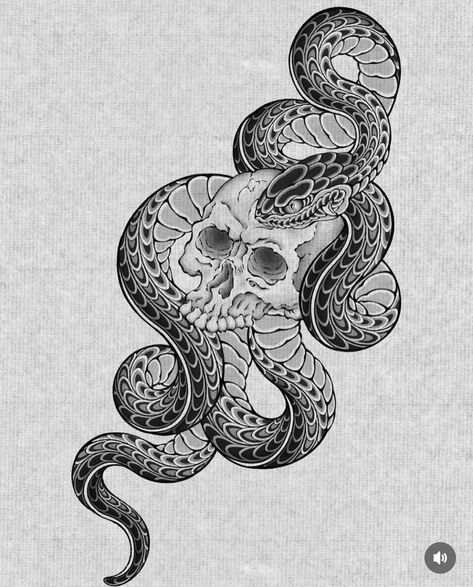 Snake Eyes Dice Tattoo, Asian Snake Tattoo, Japanese Snake Art, Chinese Snake Tattoo, Hebi Tattoo, Skeleton Snake Tattoo, American Traditional Snake Tattoo, Snake Attacking, Snake Traditional Tattoo