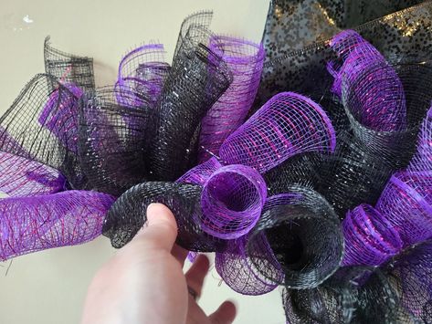 Witch Form Wreath, Diy Witch Hat Wreath Dollar Tree, Deco Mesh Witch Hat Wreath Tutorial, Deco Mesh Witches Hat, Halloween Mesh Wreaths Witch Hats, Dollar Tree Witches Hat Tutorial, Dollar Tree Witches Hat Wreath Form, Witch Hat Wreath Diy Deco Mesh, Witch’s Hat Wreath