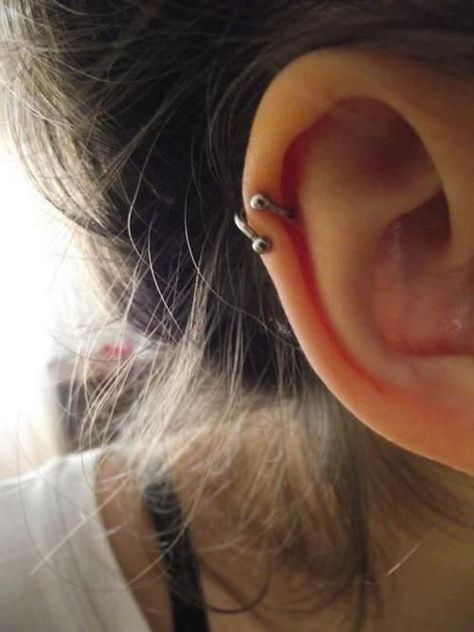 Spiderbite Piercings, Orr Piercing, Piercing Bouche, Ear Peircings, Types Of Ear Piercings, Anti Tragus, Helix Piercings, Ear Piercings Helix, Septum Piercings