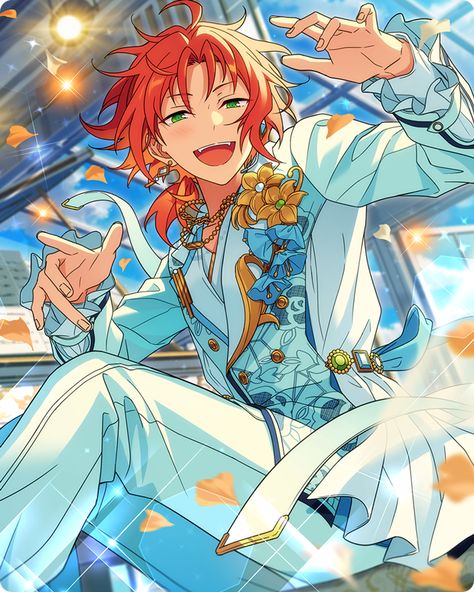 Leo Tsukinaga, Black Leo, Leo Love, Star Cards, Star Wallpaper, Character Design Male, Ensemble Stars, Music Star, Visual Novel