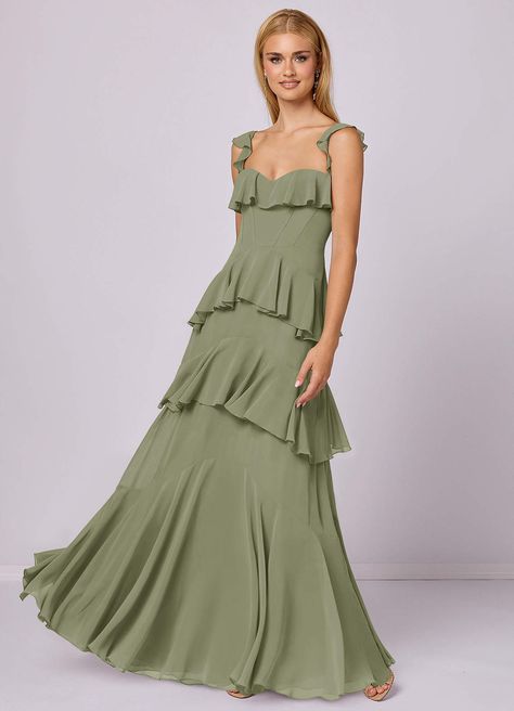 What do you think of the Barbie ♥ Azazie, come check them out! https://www.azazie.com/products/barbie-azazie-pistachio-a-line-sweetheart-neckline-chiffon-floor-length-bridesmaid-dress/7840157