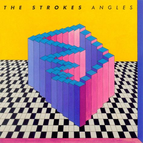 The Strokes - Angles | Releases, Reviews, Credits | Discogs The Strokes, Album Cover Art, Cover Art, Vinyl, Yellow, Pink, Art