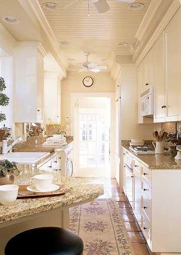 47 Best Galley Kitchen Designs | Inspiring decoration ideas | Decoholic Small Galley Kitchen Designs, Galley Kitchen Remodel Ideas, Small Galley Kitchen, Galley Kitchen Design, Galley Kitchen Remodel, Galley Style Kitchen, Narrow Kitchen, Diy Backsplash, White Kitchen Design