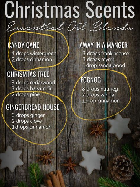 Christmas Tree Essential Oil Recipe, Doterra Holiday Diffuser Blends, Christmas Blends Essential Oils, Christmas Aromatherapy Blend, Young Living Christmas Diffuser Blends, Doterra Christmas Diffuser Blends, Holiday Diffuser Blends Young Living, Pine Essential Oil Blends, Peppermint Diffuser Blend