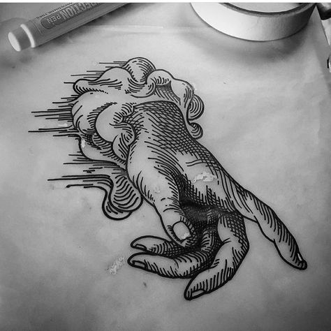 Tattoo Lines, Etching Tattoo, Woodcut Tattoo, Engraving Tattoo, Tattoo Desings, Tattoo Project, Dark Tattoo, Hand Tattoo, Back Tattoos